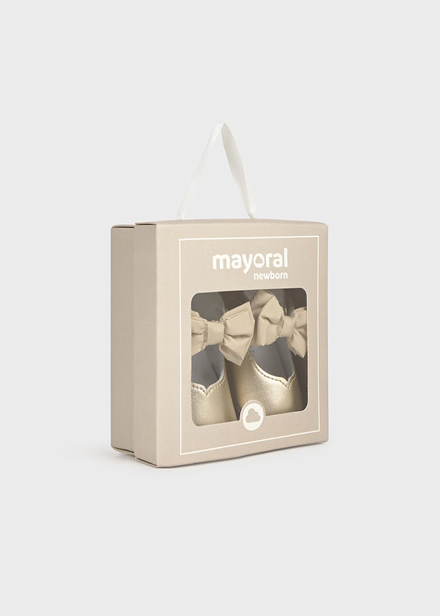 Baletas Merceditas Lazo Champagne Mayoral Caja