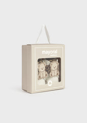 Tenis New Born Oso Crema Mayoral caja 