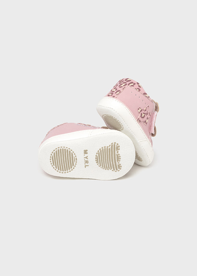 Tenis New Born Oso Rosa Mayoral Suela