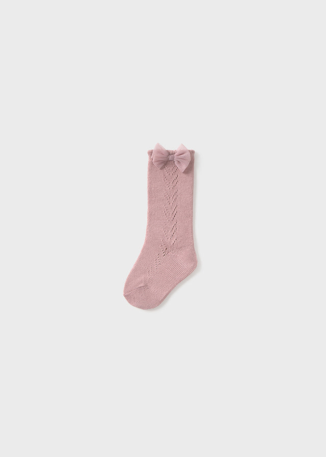 Medias Tul Moño Rosa Mayoral