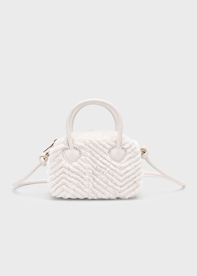 Bolso Peluche Blanco Mayoral Estilo