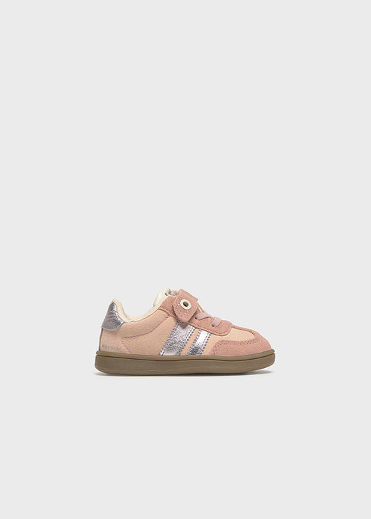 Tenis Velcro Lineas Rosa Mayoral