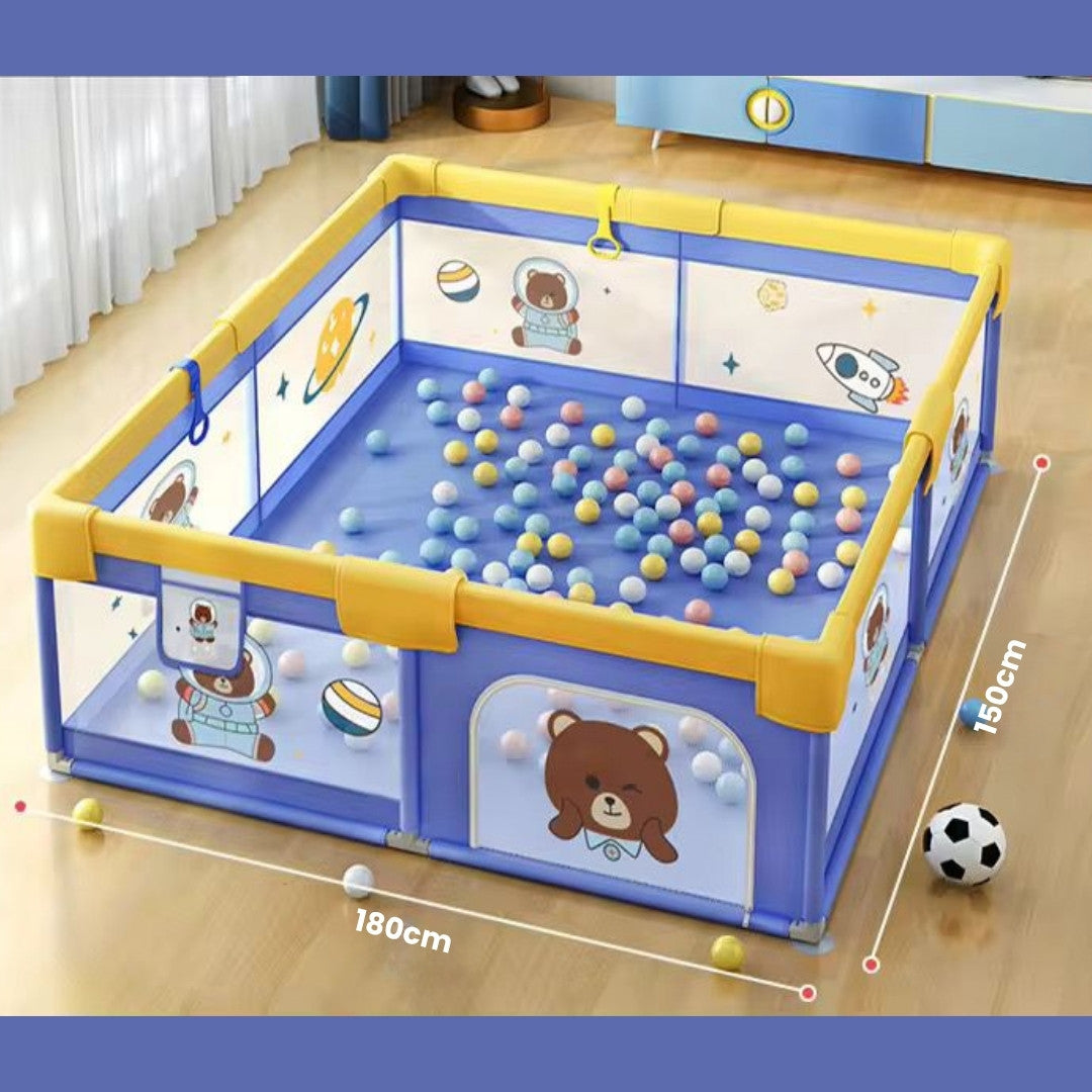 Corral De Juegos Con Pelotas Oso Astronauta Medidas
