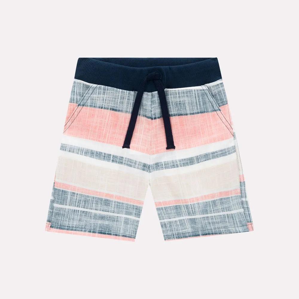 Conjunto Niño Cuello Mao y Pantaloneta | Travesuras Short