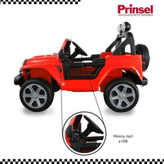 Camioneta Wrangler Speed Rojo