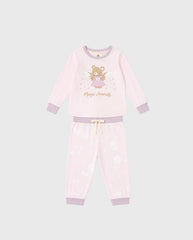 Pijamas Manga Larga Oso Vestido Colores Surtido