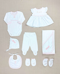 Set Primer Día Detalle Ojalillo Rosa
