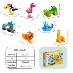 Juguete Puzzle Animales Medidas