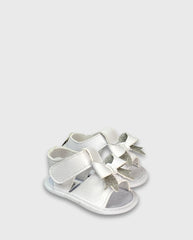 Sandalias Sin Suela Blanco Moño Melosos