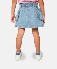 Falda Cargo Denim Niña