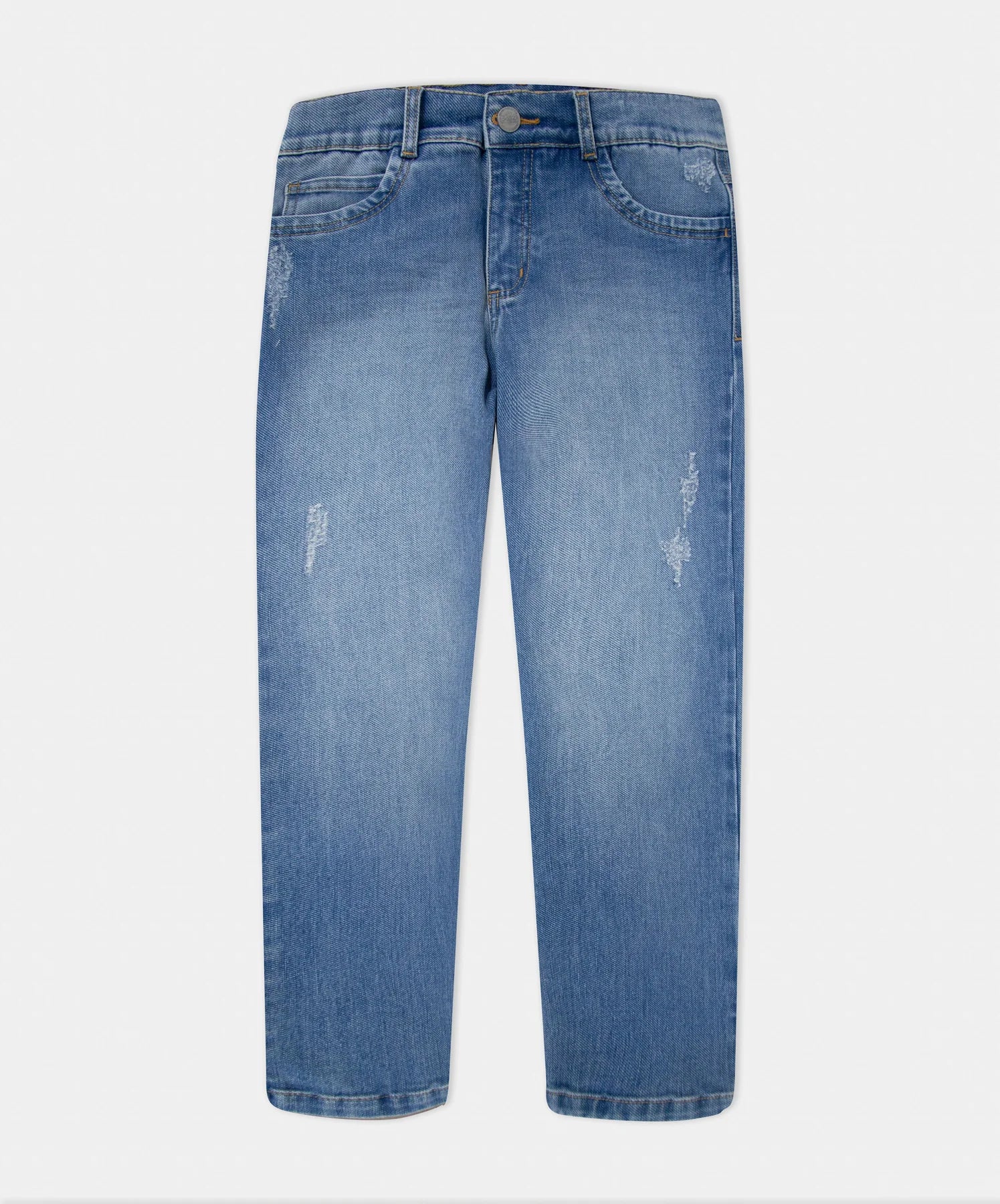 Pantalón de mezclilla claro para niño talla 4T a 10T