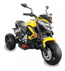 Moto Eléctrica Para Niños Velocity Amarillo