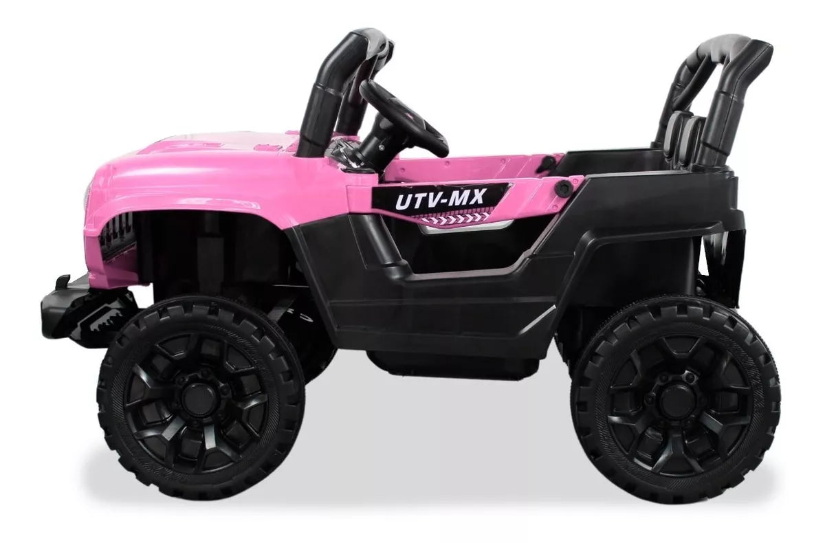 Carro Electrico Para Niños Cherokee 12V Rosa Diversión  estilo