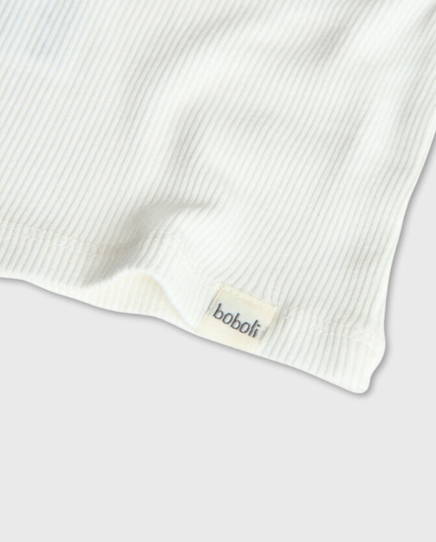 Blusa Canele Blanco Boboli Textura