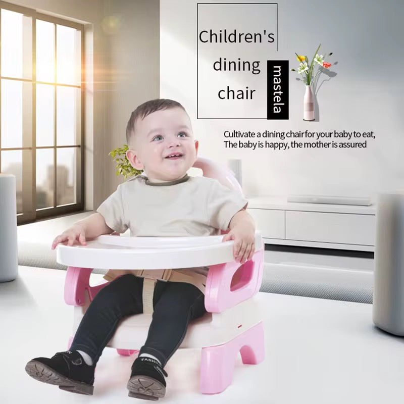 Silla Comedor Portátil Booster Mastela Rosa Estilo
