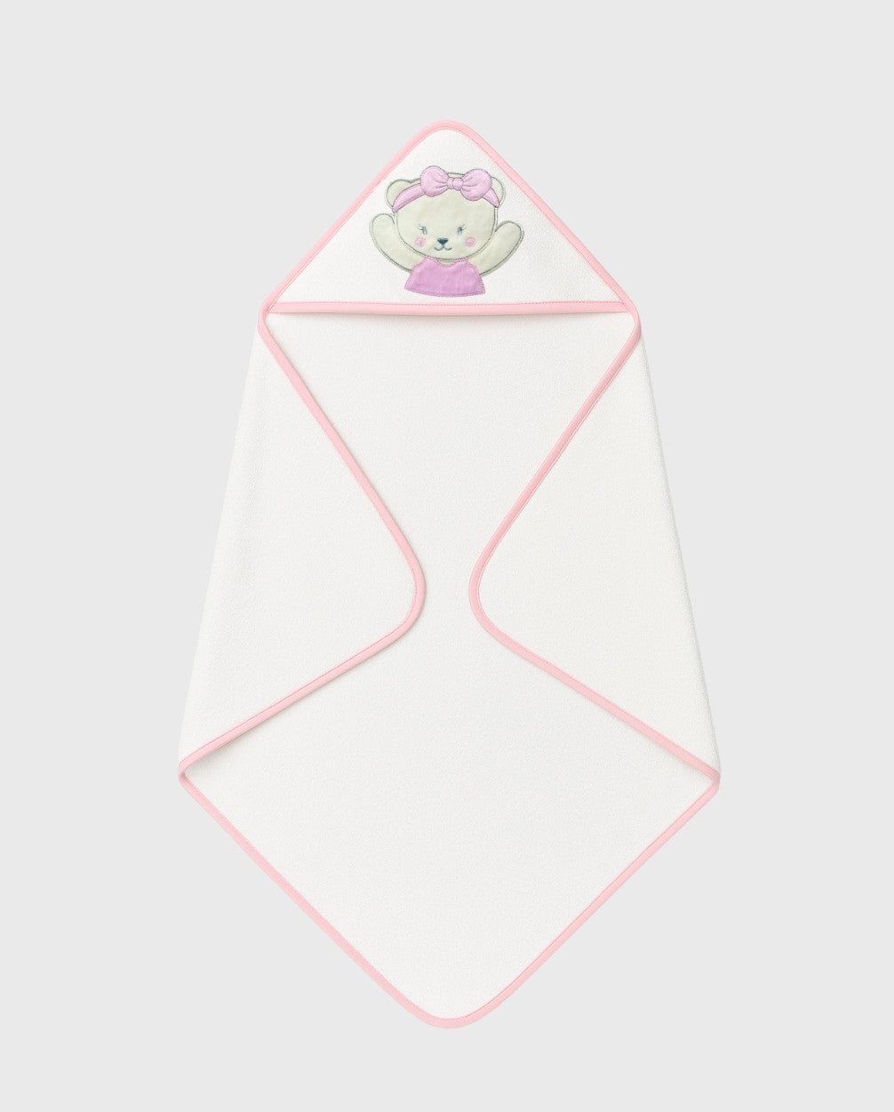 Toalla Con Capota Bordado Niña