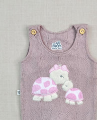 Set Primer Día Tortuga Rosa Textura 