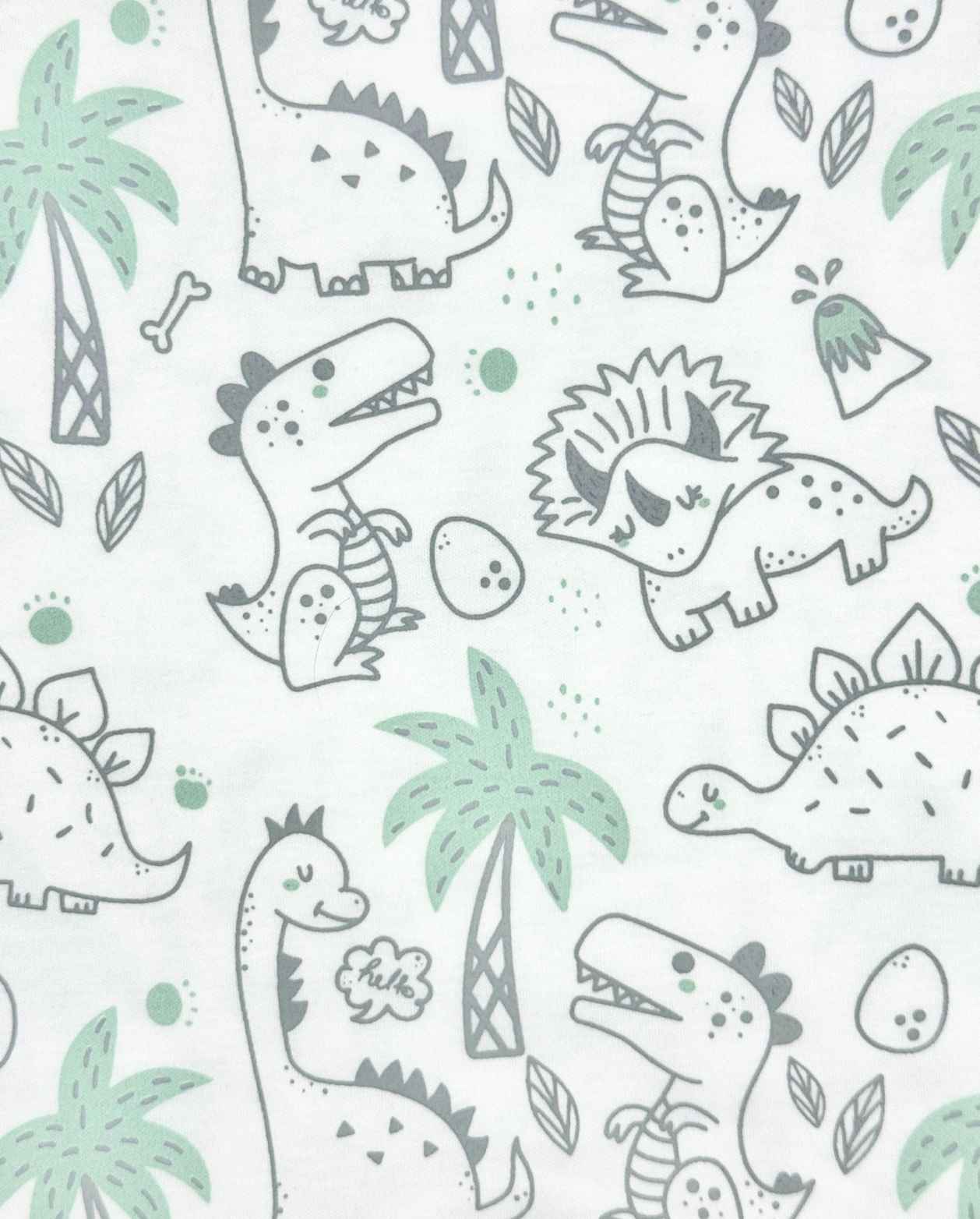 Mameluco Estampado Dinosaurio Bebé Niño Estampado