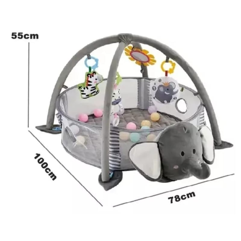 Gimnasio 3 en 1 Pelotas Elefante medidas