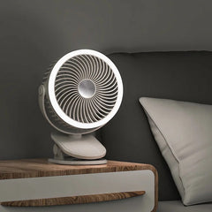Mini Ventilador Portatil Recargable con Luz
