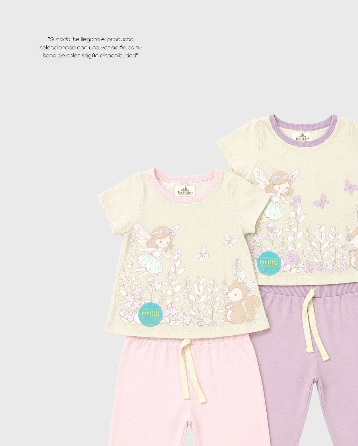 Pijamas Manga Larga Niña Hada Surtido estilo