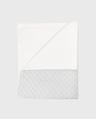 Cobija Doble Faz Burbuja Gris Bordado Surtido