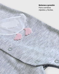 Pijama Enteriza Estampado Pato Botones