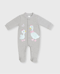 Pijama Enteriza Estampado Pato gRIS