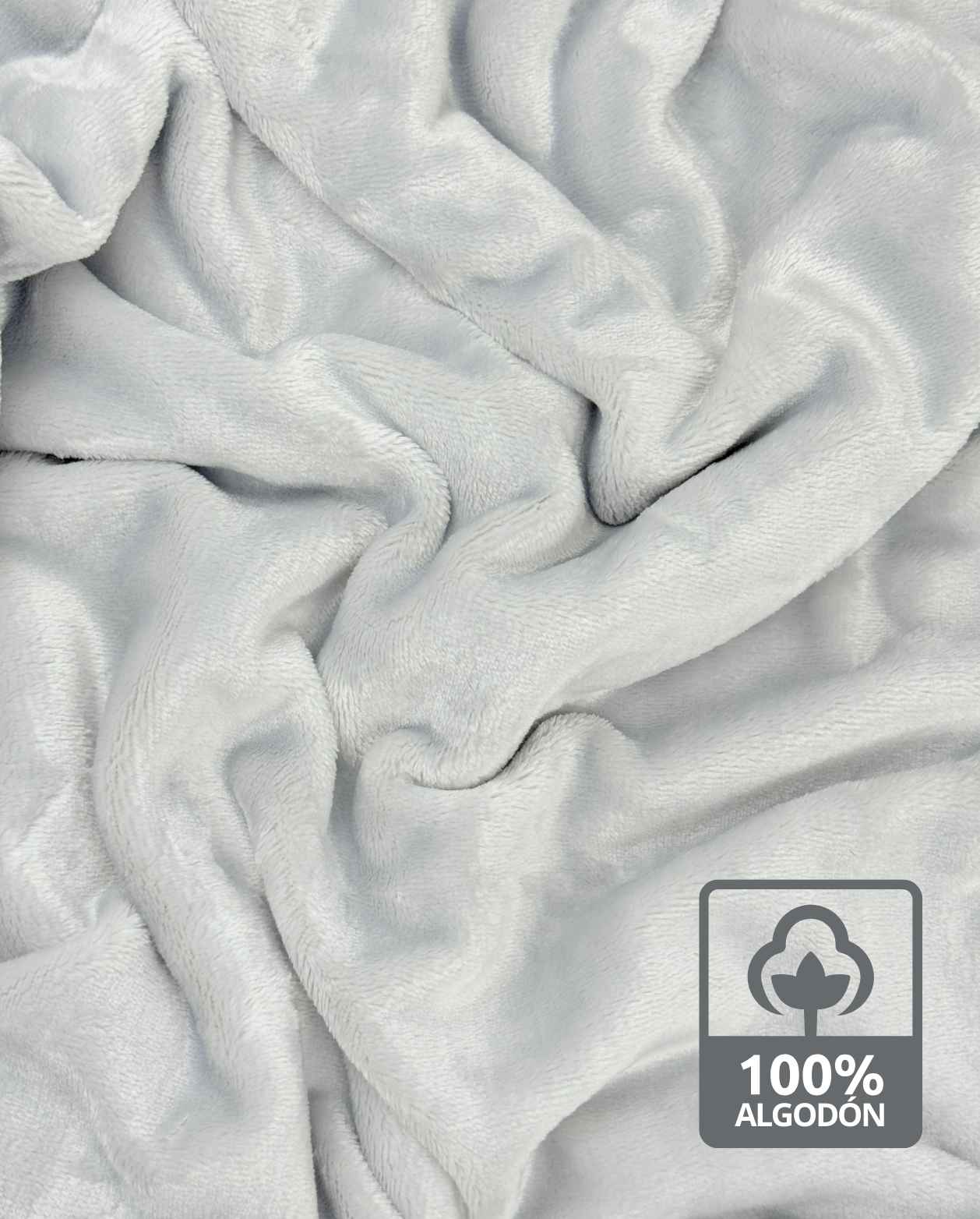 Cobija Burbuja Bordado Blanco Gris Surtido Niños Algodon