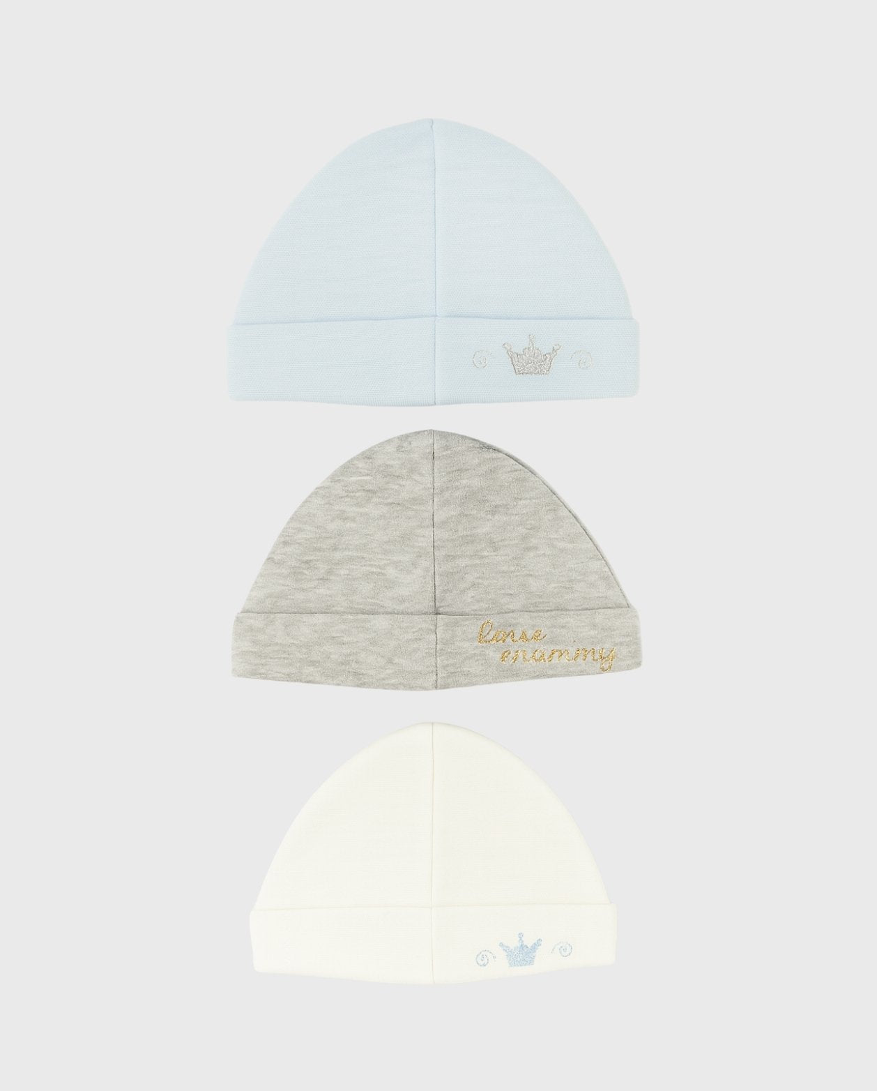 Set 3 Gorros Love Mommy Niño