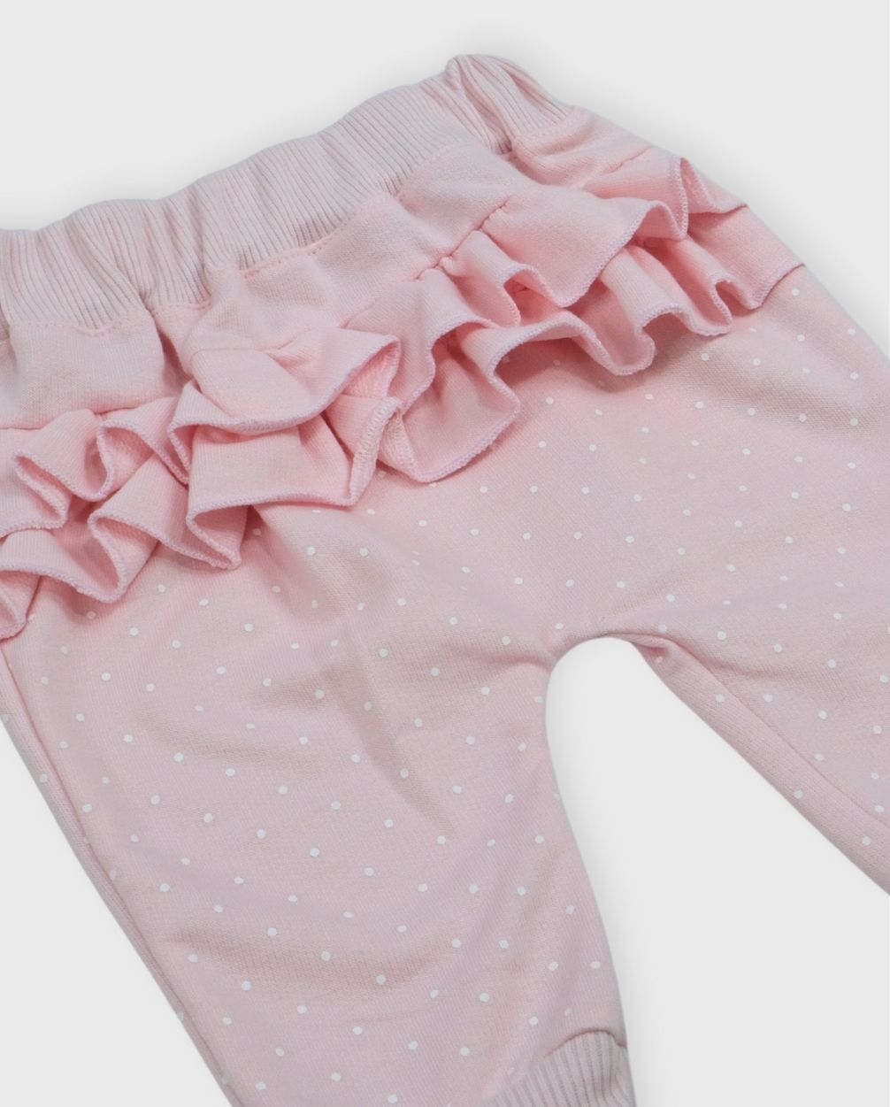 Conjunto Para Bebé Niña Blusa Oso con Balaca Detalle