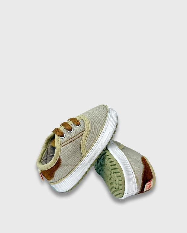 Tenis Bebé Niño Café Huellitas Moda