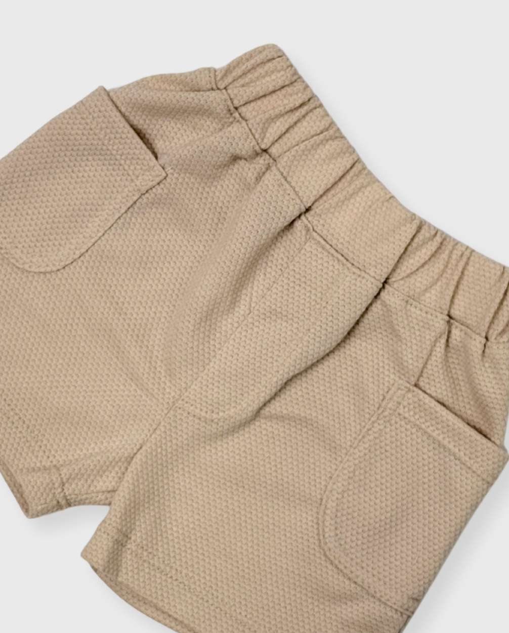 Set 3 Bermudas Bolsillos Bebe Niño Detalle