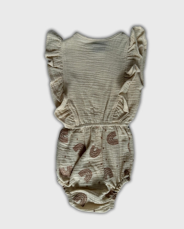 Body Gasa Estampado Arcoiris Espalda