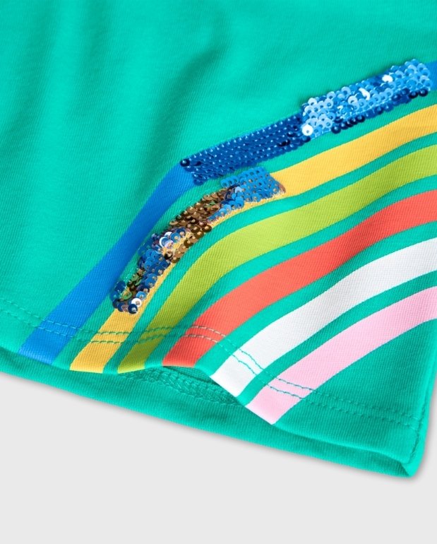 Conjunto Short Arcoiris Boboli Brillo