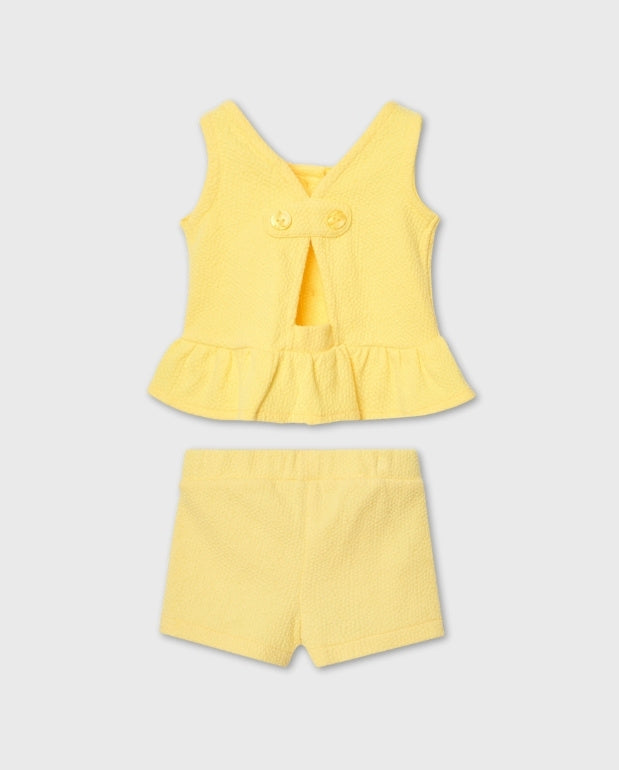 Conjunto Short y Blusa Amarillo Boboli Yellow