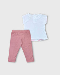 Conjunto Bebé Niña Blusa Flores Moda