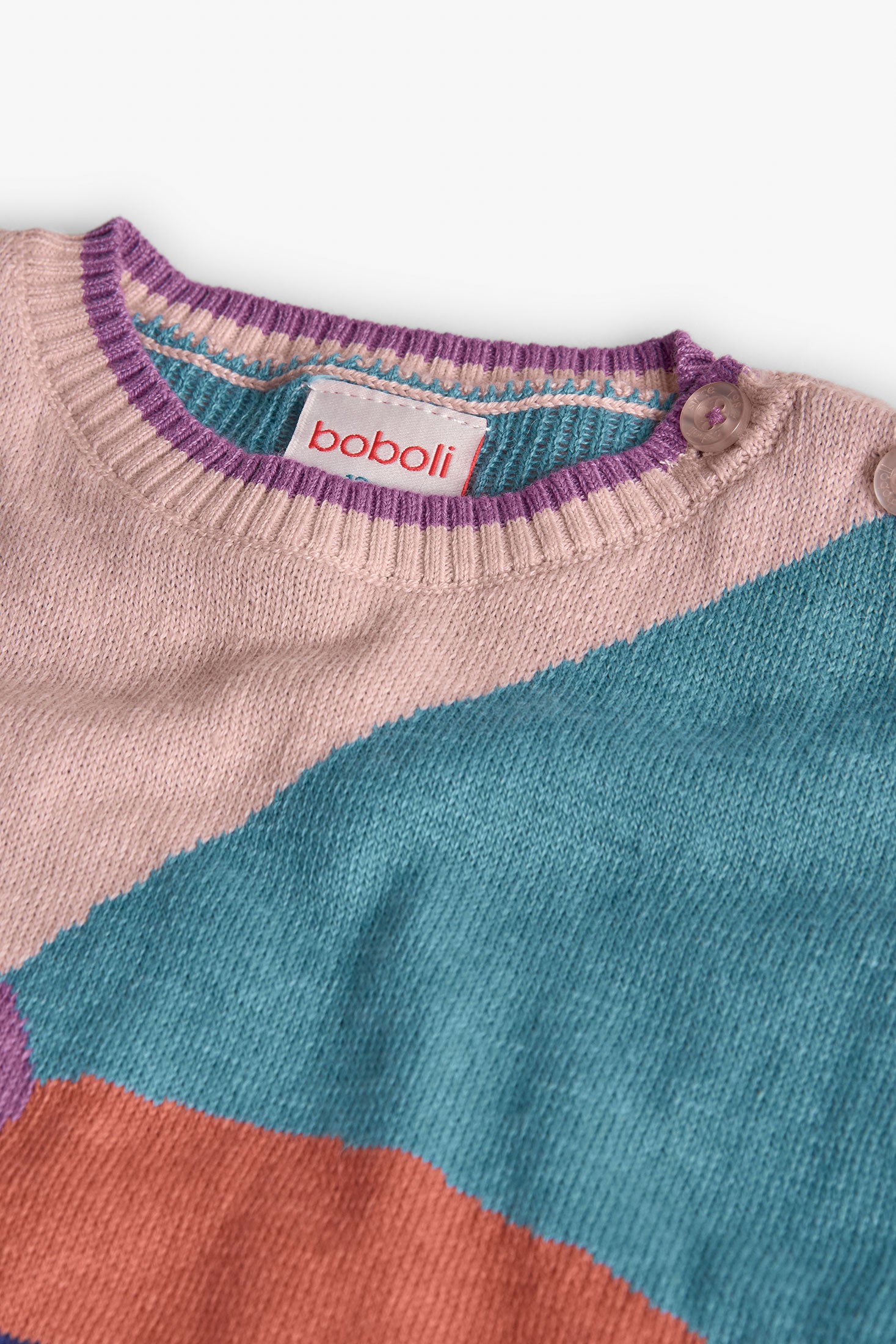 Textura suave de punto floral Boboli