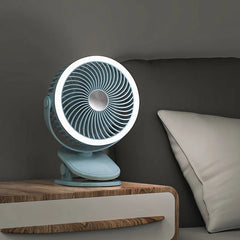 Mini Ventilador Portatil Recargable con Luz