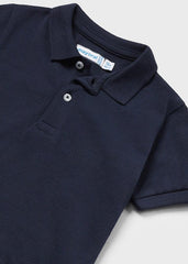 Camiseta Tipo Polo Básica Navy