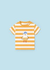 Camiseta Pollito Rayas Mayoral Niño