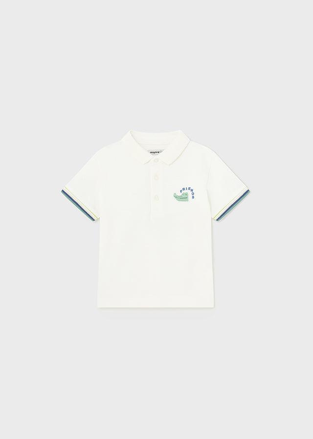 Polo Estampado Friends Blanco Mayoral