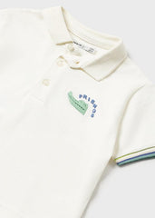 Polo Estampado Friends Blanco Mayoral Detalles