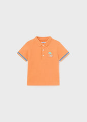 Polo Estampado Smile Naranja Mayoral