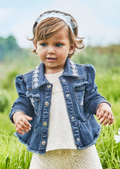 Chaqueta Denim Volantes Mariposa