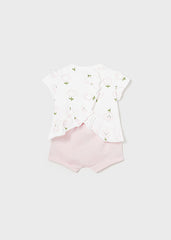 Conjunto 2 Piezas Short Rosa