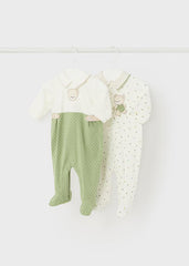 Set 2 Pijamas Better Oso Estrellas Verde Mayoral