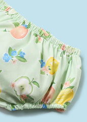 Vestido Con Panty Estampado Frutas