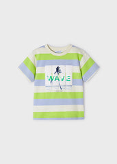 Camiseta Wave Rayas Verde Mayoral Diseño