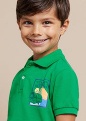 Polo Estampado Verde Mayoral Niño